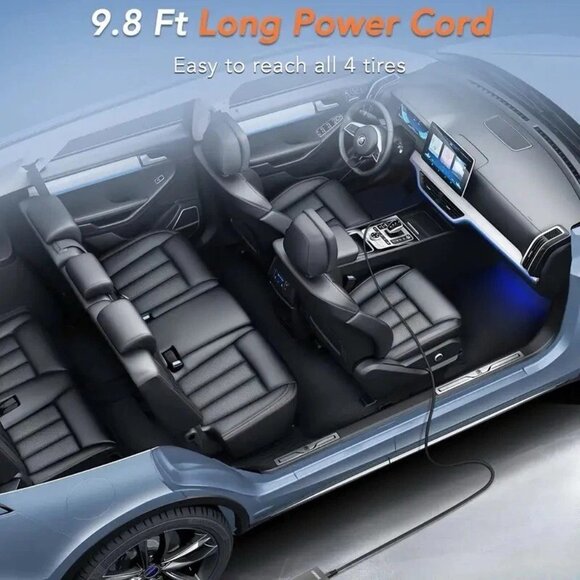 ZGZUXOTire Inflator Portable Air Compressor DC 12V for Car Bicycle 150PSI - Picture 11 of 11